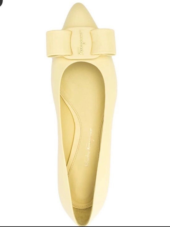 Salvatore Ferragamo Shoes - Ferragamo Viva Ballerinas Butler Yellow 37.5 C